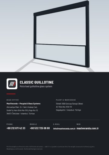 Classic Guillotine Glass — Back cover